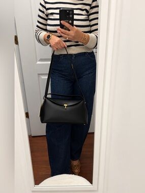 TOTEME T-Lock leather shoulder bag ( 1195$)